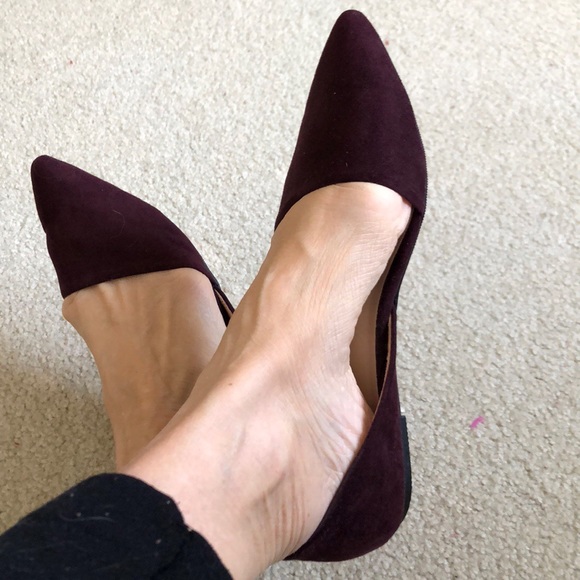 Shoes - Mersin Cranberry Flats